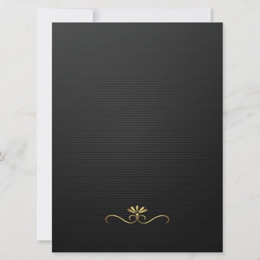 6,5 x 8,75-inch Golden Royal Queen Crown Wedding Kaart (Achterkant)