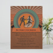 6,5 x 8,75-inch Retro Style  Kaart (Staand voorkant)