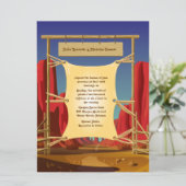 6,5 x 8,75-inch Wilde West Wedding Invitation Kaart (Staand voorkant)