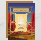 6,5 x 8,75-inch Wilde West Wedding Invitation Kaart (Voorkant / Achterkant)