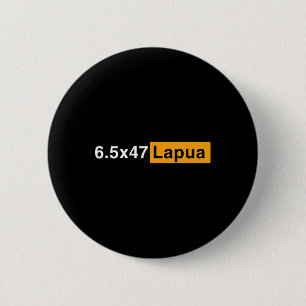 6.5x47 Lapua Ammo - Jacht precisie schieten Ronde Button 5,7 Cm