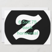 6.5x8.75 horizontale uitnodiging (Achterkant)