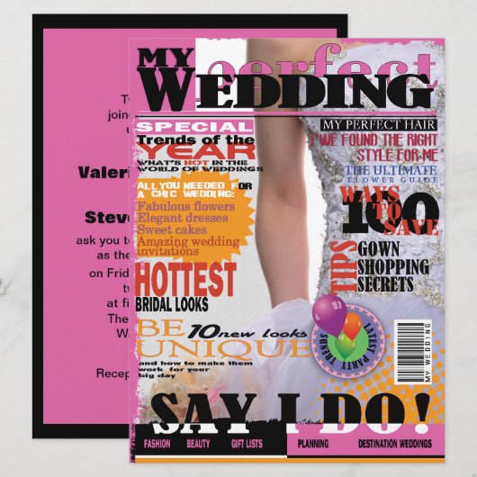 *6,5x8.75-inch Hoesje van het Tijdschrift van het  Kaart (Voorkant / Achterkant)