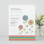 6.5x8.75 Uitnodiging van de Bloemen van de (Staand voorkant)