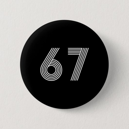 6-67 Minimalist Design _2  Ronde Button 5,7 Cm (Voorkant)