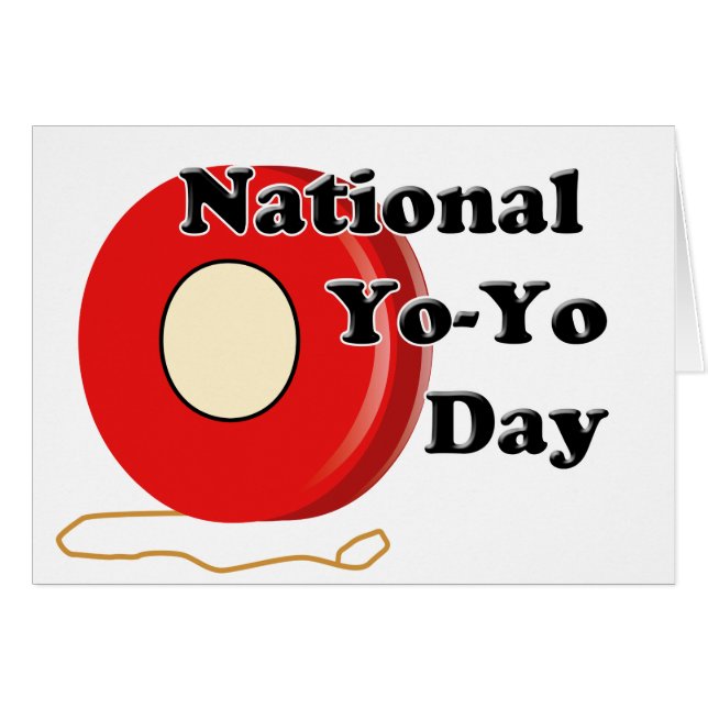 6-6 is National Yo Day (Voorkant Horizontaal)