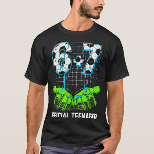 6+7 = 13 Jarige Jongens Meisjes Tiener 13e Verjaar T-shirt