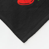 6 7 67 Meme Six Seven Candy Funny Christmas Couple Fleece Deken (Hoek)