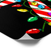6 7 67 Meme Zes Zeven Candy Grappig Kerst Koppel Poster (Hoek)