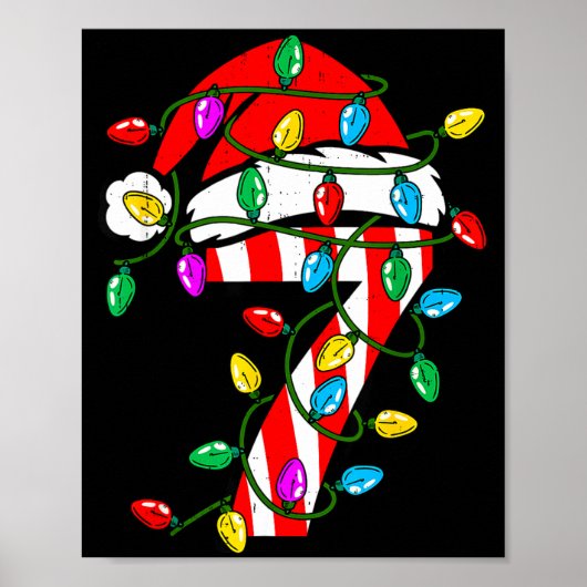 6 7 67 Meme Zes Zeven Candy Grappig Kerst Koppel Poster (Voorkant)