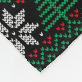 6 7 67 Meme Zes Zeven Grappig Kerstmis Lelijk Paar Fleece Deken (Hoek)