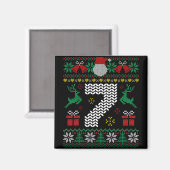 6 7 67 Meme Zes Zeven Grappig Kerstmis Lelijk Paar Magneet (Voorkant / Achterkant)