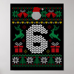 6 7 67 Meme Zes Zeven Grappig Kerstmis Lelijk Paar Poster
