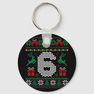 6 7 67 Meme Zes Zeven Grappig Kerstmis Lelijk Paar Sleutelhanger