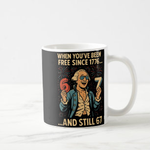 6-7 7-6 George Washington Meme Grappig 67 Ontwerp Koffiemok