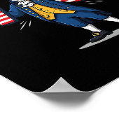 6-7 7-6 George Washington Six Seven Meme Gen Alpha Poster (Hoek)