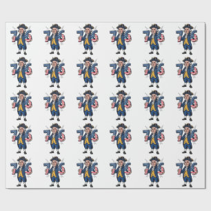 6-7 7-6 George Washington Zes Zeven Meme 67 Trend Cadeaupapier