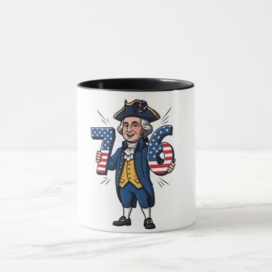 6-7 7-6 George Washington Zes Zeven Meme 67 Trend Mok (Midden)