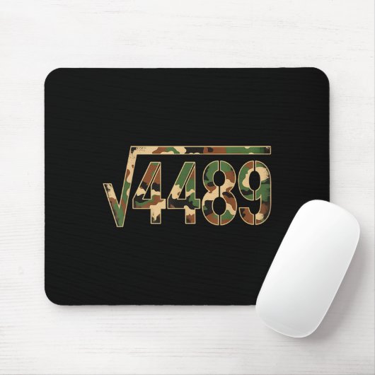 6 7 Army Pattern Meme Square Root 4489 Slang Math  Muismat (Met muis)