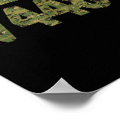 6 7 Army Pattern Meme Square Root 4489 Slang Math Poster (Hoek)