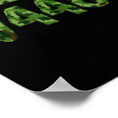 6 7 Army Pattern Meme Square Root 4489 Slang Math  Poster (Hoek)