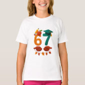 6 7 back to school gift for students  t-shirt (Voorkant)