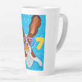 6 7 Basset Hound underwater with fish  Latte Mok (Rechterhoek)