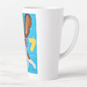 6 7 Basset Hound underwater with fish  Latte Mok (Rechts)