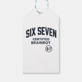 6 7 Certified Brain Rot Cadeaulabel (Voorkant)
