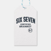 6 7 Certified Brain Rot Cadeaulabel (Achterkant)