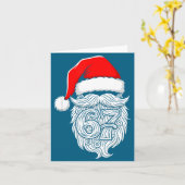 6 7 Christmas 67 Santa Six Seven Christmas Boys Te Kaart (Gele Bloem)