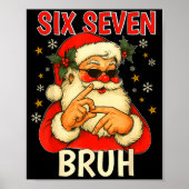 6 7 Christmas 6 7 Bruh Gen Alpha Christmas Gen Alp Poster (Voorkant)