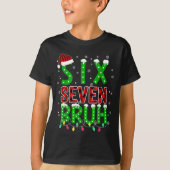 6 7 Christmas Bruh Six Seven Xmas 67 Merry Christm T-shirt (Voorkant)