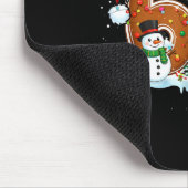 6-7 Christmas Gingerbread Funny Snowman Reindeer 6 Muismat (Hoek)