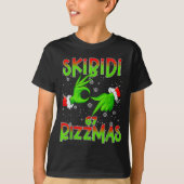 6 7 Christmas Skibidi Rizzmas 67 Meme Gen Alpha Sl T-shirt (Voorkant)