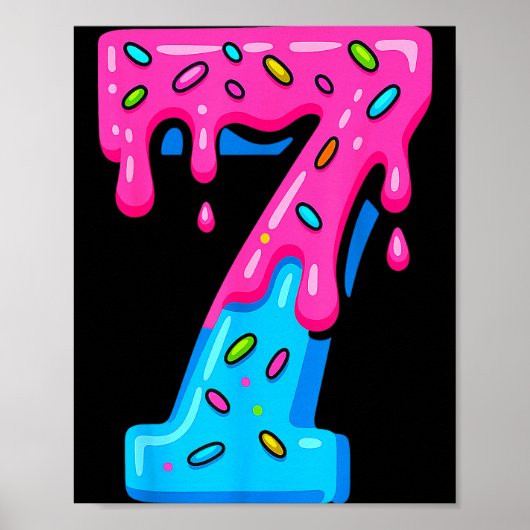 6 7 Couple Halloween Costume Ice Cream Drip Gen Al Poster (Voorkant)