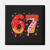6 7 Cream Drip Six Seven Meme Valentine's Day Men  Magneet (Voorkant)