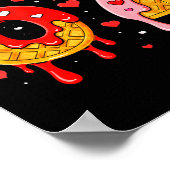 6 7 Cream Drip Six Seven Meme Valentine's Day Men Poster (Hoek)