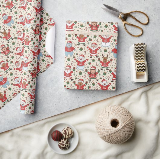 6-7 Crew Kerstmis Cadeaupapier (Crafts)
