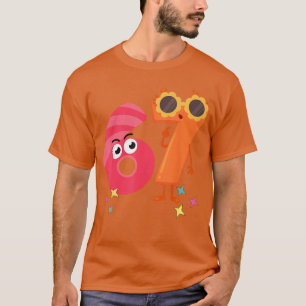 6 7 foreacher si Zeven grappig T-shirt