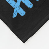 6 7 Funny If You Know You Know Tally Marks Six Sev Fleece Deken (Hoek)