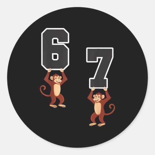 6 7 Funny Matching Teachers Halloween Costume Monk Ronde Sticker (Voorkant)