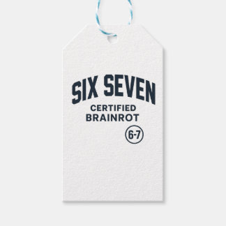 6 7 Gecertificeerde Hersenrot Cadeaulabel