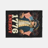6-7 George Washington Zes Zeven Meme Grappig 4 Jul Fleece Deken (Voorkant (Horizontaal))