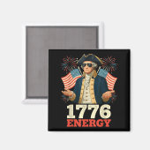 6-7 George Washington Zes Zeven Meme Grappig 4 Jul Magneet (Voorkant / Achterkant)