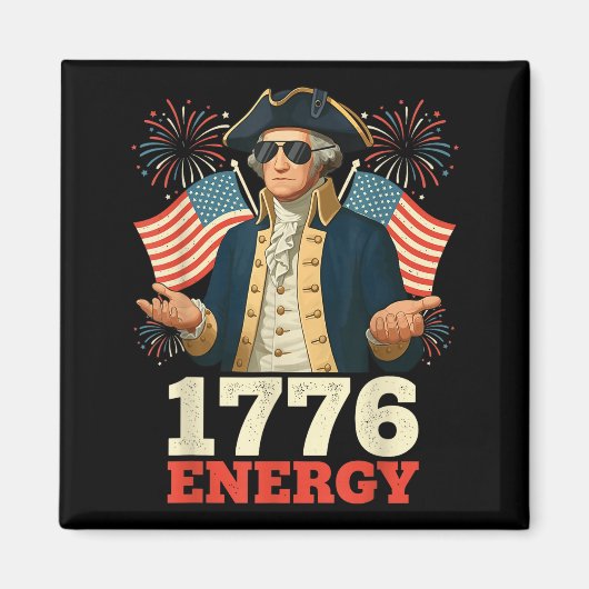 6-7 George Washington Zes Zeven Meme Grappig 4 Jul Magneet (Voorkant)