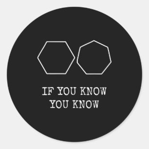 6 7 Grappig Als Je Weet Wat Het Betekent Meme Zes Ronde Sticker