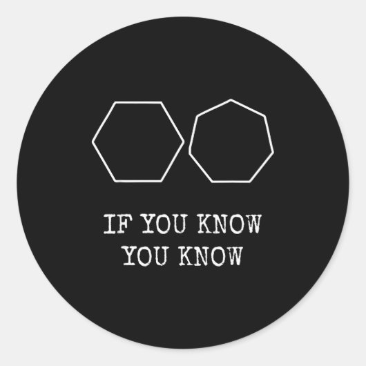 6 7 Grappig Als Je Weet Wat Het Betekent Meme Zes Ronde Sticker (Voorkant)