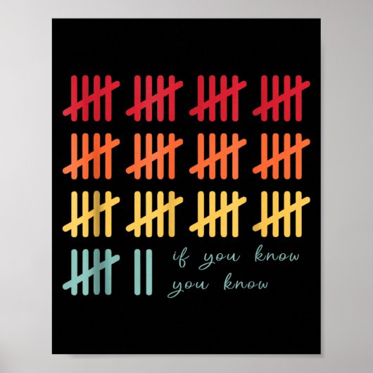 6 7 Grappig Als Je Weet Wat Het Betekent Turfstrep Poster (Voorkant)