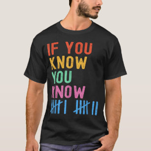 6 7 Grappig Als Je Weet Wat Je Weet Streepjescodes T-shirt